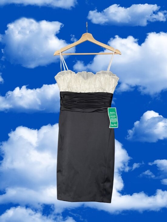Victor Costa Dresses & Skirts - Vintage Victor Costa Black and White Dress Size 6